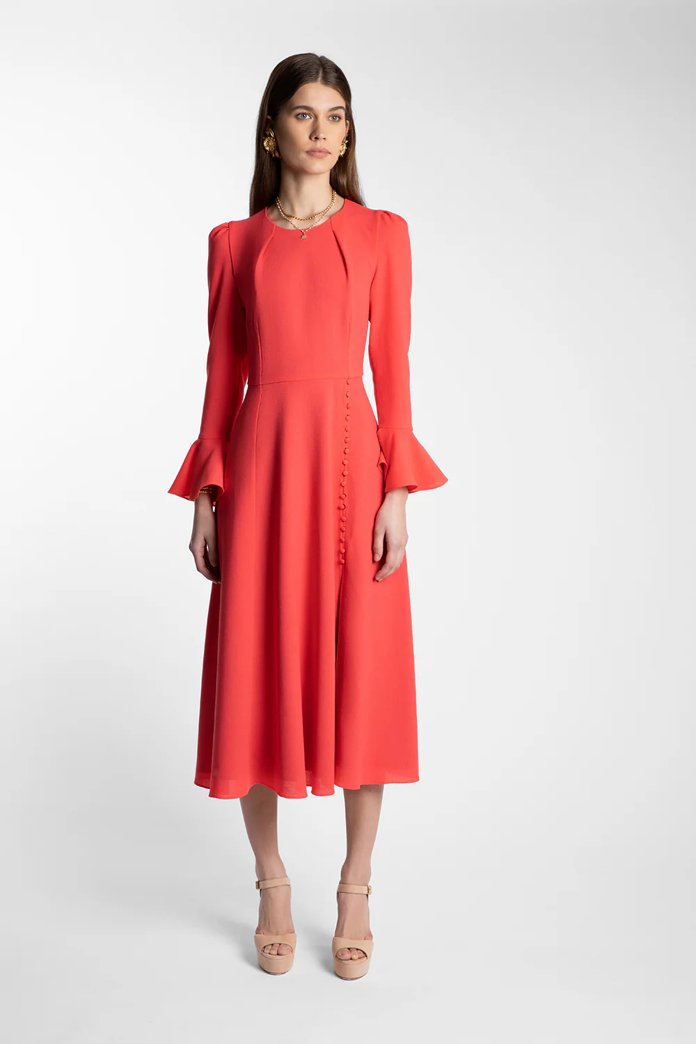 Yahvi Coral Dress - Image 4