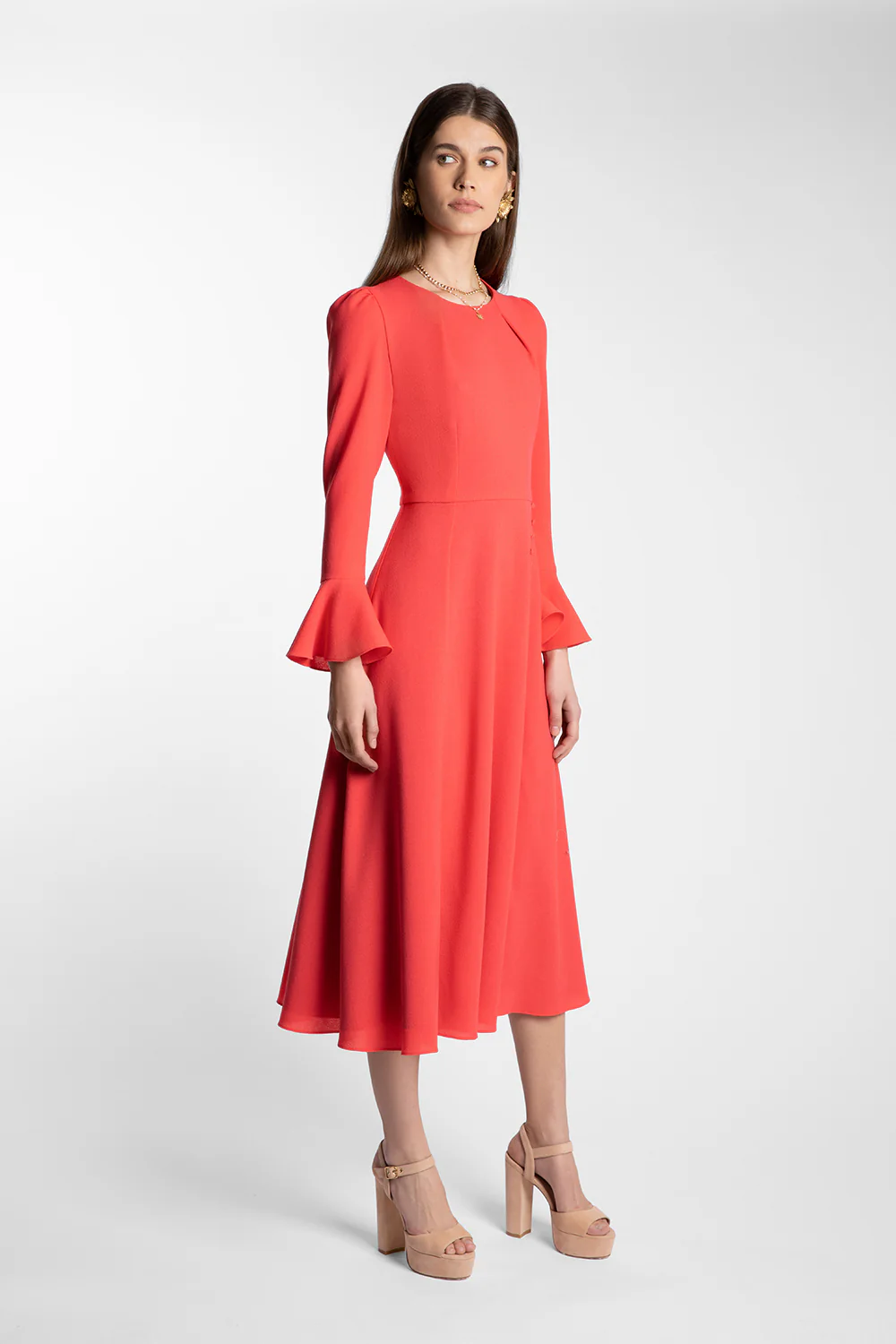Yahvi Coral Dress - Image 5