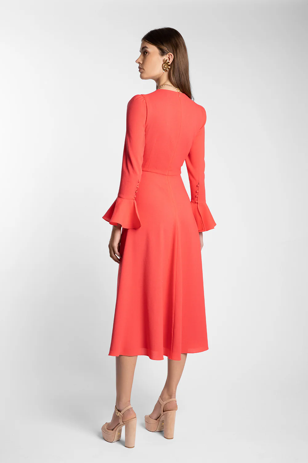 Yahvi Coral Dress - Image 6