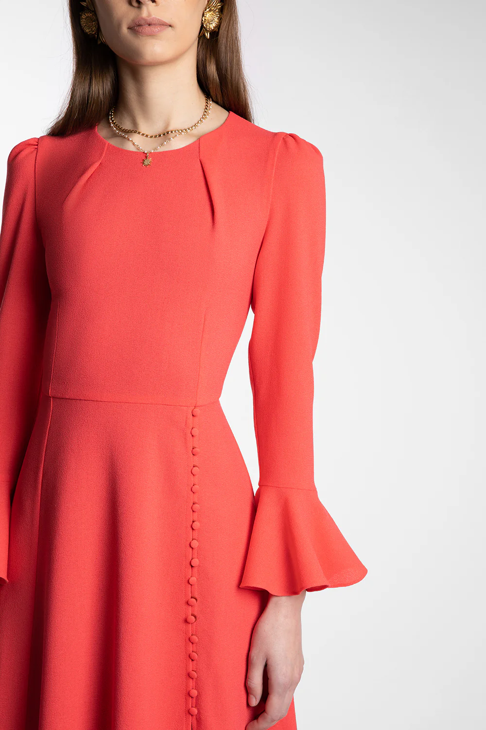 Yahvi Coral Dress - Image 7