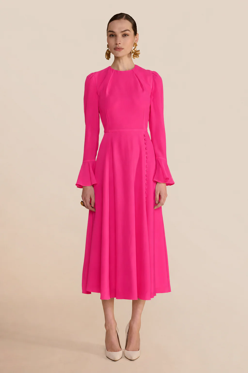 Yahvi Hot Pink Dress