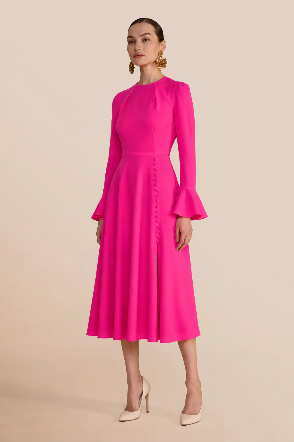 Yahvi Hot Pink Dress - Image 2