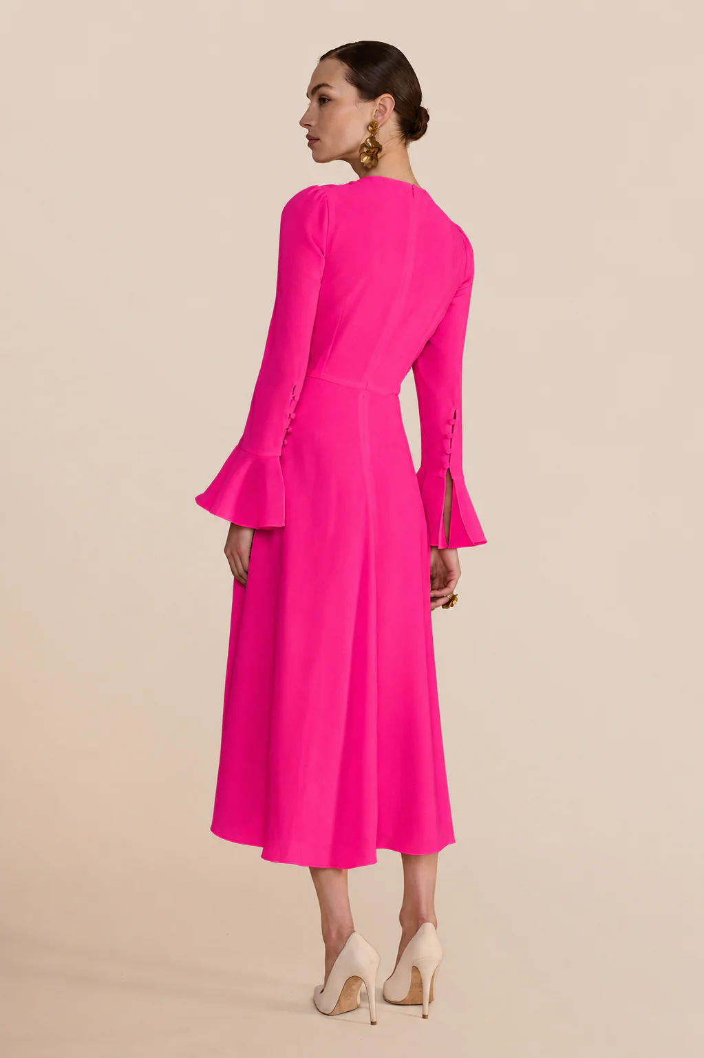 Yahvi Hot Pink Dress - Image 4