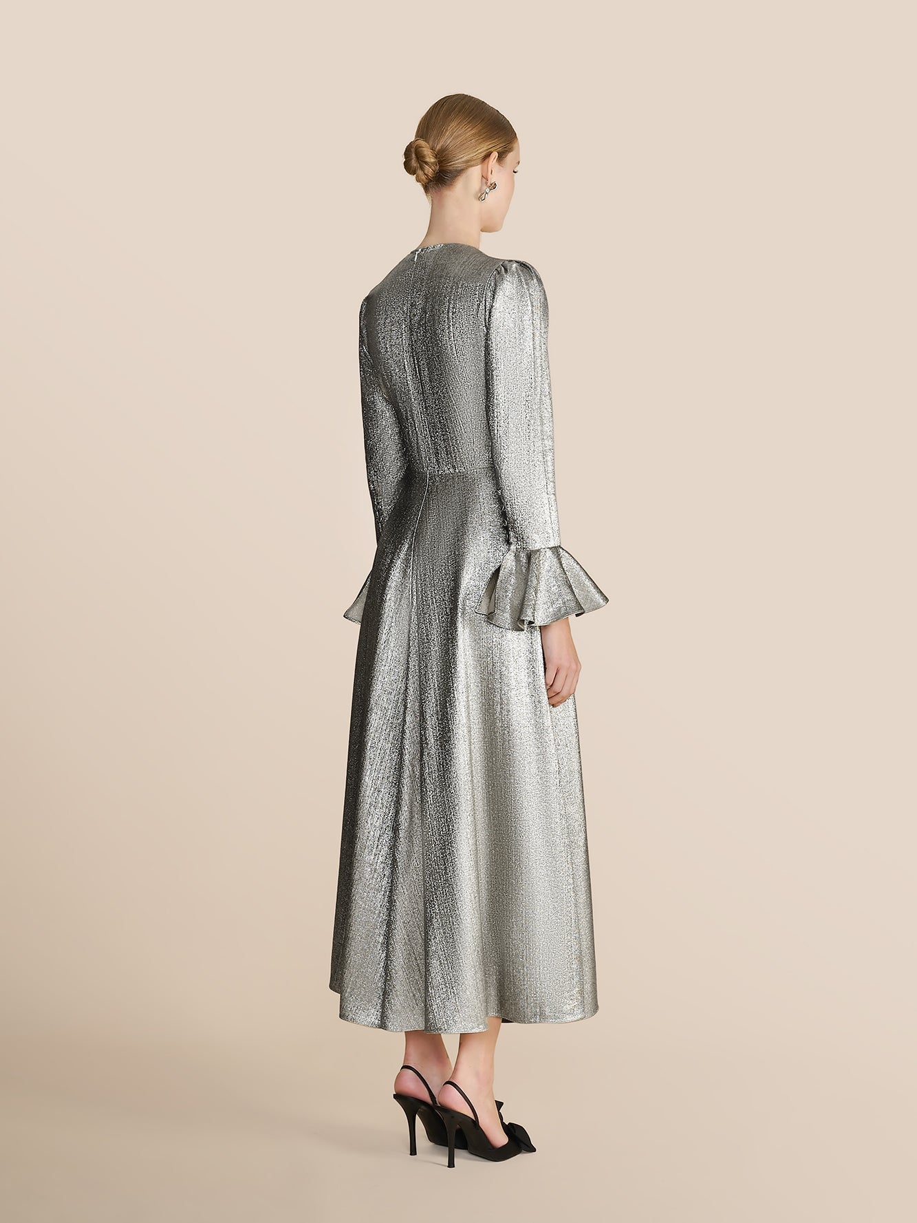 Yahvi Oyster Long Dress - Image 7